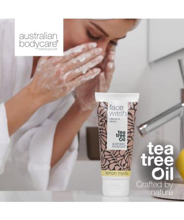 Buy Cleaning Gel Face 100ml by Australian Bodycare - Tea Tree Oil & Lemon Myrtle for Greasy Skin & Pimples - International Shipping Available - Buy Online on GoSupps.com