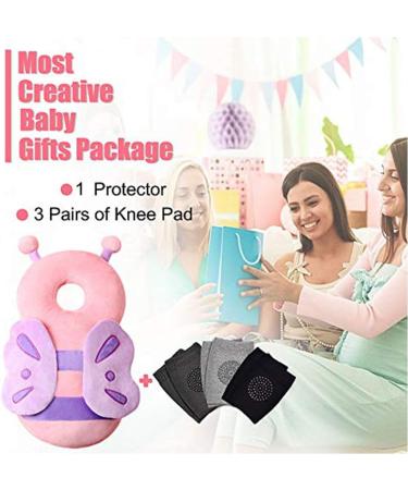 Okydoky Baby Safe Protector Cushion & Baby Knee Pads for Crawling Toddlers Safety Pad Adjustable Backpack Baby Back Protection for Walking & Crawling Butterfly.CA - Buy Online on GoSupps.com