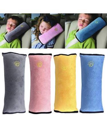 Crazy Bean Kids Seat Belt Pads - Blue+Gray (2pcs) | Comfortable Harness Pads for Protection and Travel - Buy Online on GoSupps.com