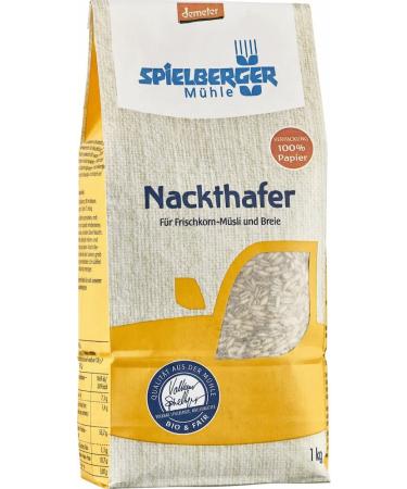 Spielberger organic naked oats demeter (6 x 1 kg) 1 kg (pack of 6)