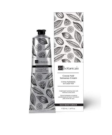 Dr Botanicals Vegan Cocoa Noir Sensuous Cream Hydrating Day and Night Moisturizer 50ml For All Types of Skin silver