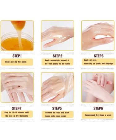 50g Honey Hand Mask Hand Wax Moisturizing Whitening Skin Care Exfoliating Calluses Removal Mask Hands Care Essence Cream (3 PCS) - Buy Online on GoSupps.com