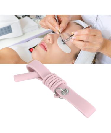 Wrist Tweezer Convenient Use Soft Texture Corrosion Resistance Eyelash Tweezer Silicone Material Protection for Eyelash Grafting (Roseate) - Buy Online on GoSupps.com