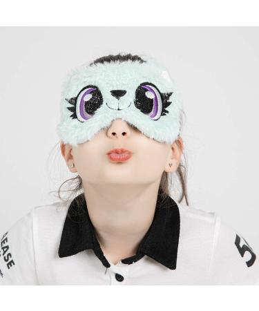 Animal Sleeping Mask - Funny Eye Shade Cover for Women Men Kids (Green) - Buy Online on GoSupps.com