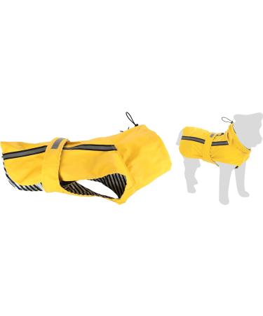 Flamingo Raincoat Ciro - Yellow 80cm | Stylish Waterproof Outerwear for Pets - Free International Shipping - Buy Online on GoSupps.com