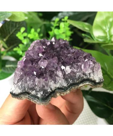 Natural Amethyst Cluster Quartz Crystal geode Specimen Crystal Natural Luster - Buy Online on GoSupps.com