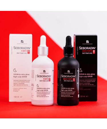 SEBORADIN FORTE Hair Loss Serum for Men Hair Care for Men Hair Growth Serum for Night Caffeine Guarana Vitamins Baldness Remedy 100 ml - Buy Online on GoSupps.com