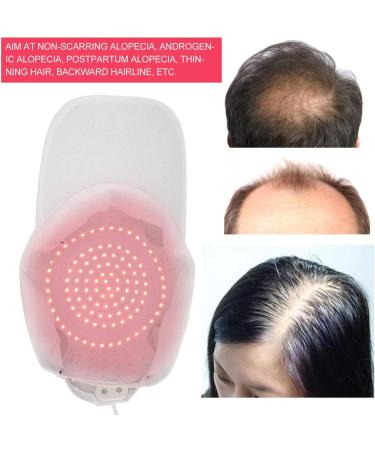Laser Cap for Hair Regrowth - 108 Lamp Beads Hair Growth Hat for Men and Women - Oil Control Hair Loss Care Instrument - White Hat - Buy Online on GoSupps.com
