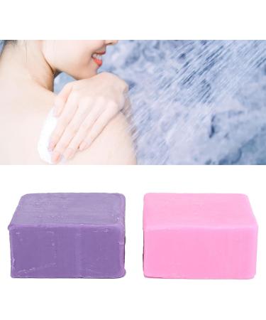 Verdant Touch Face Body Soap Rose Lavender Facial Body Cleansing Bar 200g Dirt Removal Oil Control Skin Brightening Soap - Buy Online on GoSupps.com