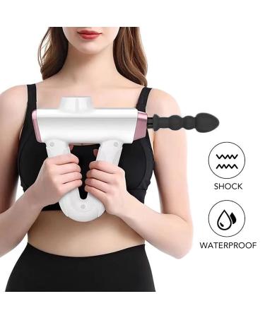 Deep Tissue Massage Gun with Waterproof Interchangeable Heads - Hand Muscle Massager Silicone 0.47 Inches - International Shipping - Buy Online on GoSupps.com