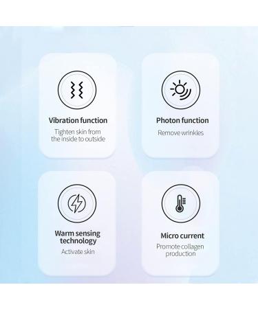 Neck Lifting Massager - Microcurrent Skin Tightening Device with Heating & Colorful Light | International Shipping - Buy Online on GoSupps.com
