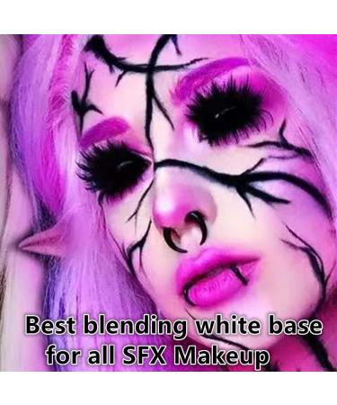 Go Ho Cream-Blendable Clown White Stick (1.06 Oz) for Halloween Cosplay Makeup | White Face Paint Stick for Adults & Children | Waterproof SFX Foundation Stick - Buy Online on GoSupps.com