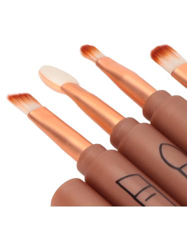 4-in-1 Telescopic Makeup Brush Set | Mini Bearable Lip & Eyebrow Blending Brushes for Flawless Cosmetics - Buy Online on GoSupps.com