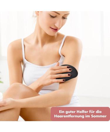 Dalkits Nano Hair Remover - Crystal Hair Removal Stone for Smooth Skin | No Shaving Safe for Legs Arms & Back - Black - Buy Online on GoSupps.com