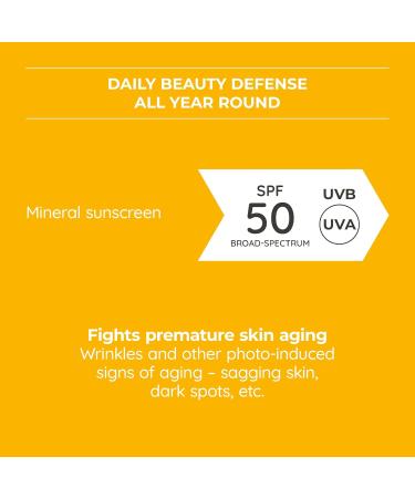 Alyria High Protection BB Tinted Cream SPF 50 Medium to Dark - Broad Spectrum Mineral Sunscreen with Ectoin & Vitamin E - Vegan Talc-Free Paraben-Free - (Shade 440) - Buy Online on GoSupps.com