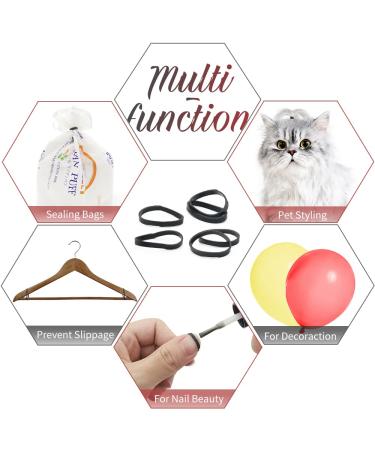 Dreamlover 1500 Small Black Hair Ties for Baby Girls & Toddlers - Elastic Hair Bands - Buy Online on GoSupps.com