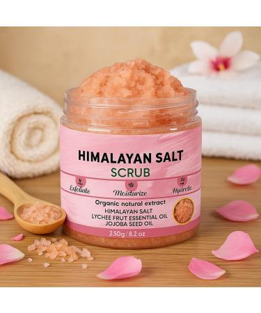 Hydrating Himalayan Salt Body & Facial Scrub Deep-Cleansing Exfoliator That Moisturizes & Softens Skin Gentle Natural Grains for Clear Smooth Skin (All Skin Types) 8 oz - Buy Online on GoSupps.com