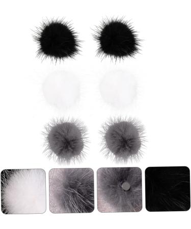 FRCOLOR Set of 6 Hair Balls Accessories for Nails Mini Pom Balls Shoes Pompom Balls Nail Art Set Artificial Nails Set Nail Jewellery Key Ring Craft Manicure Supply Cosmetic Accessories - Buy Online on GoSupps.com