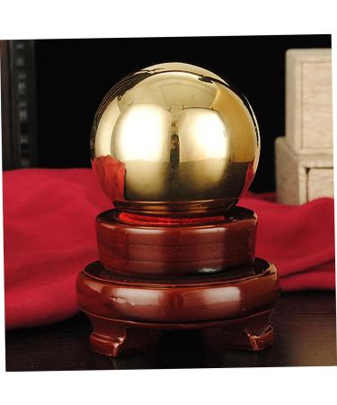 Frcolor 2-St Gymnastics Balls - Brass Fitness Hand Roll & Massage Devices for Stress Relief & Wrist Exercises - Smooth Outdoor Handballs - Buy Online on GoSupps.com