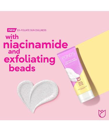 POND'S White Beauty Sun Dullness Removal Daily Facial Scrub Brightening Lightening Face Wash Cleansing Cream 100g - Buy Online on GoSupps.com