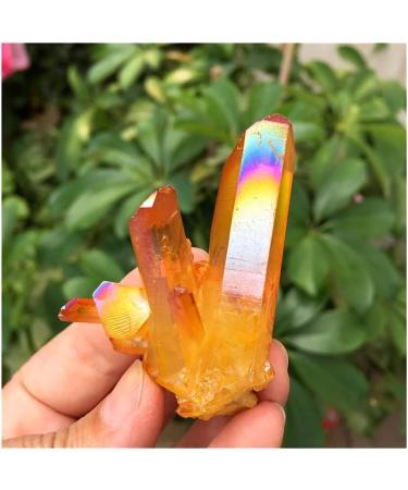 Angel Titanium Quartz Stunning Rainbow Specimen Minerals Reiki (Size : 40-50g) Home Goods (Size : 70-80g) - Buy Online on GoSupps.com