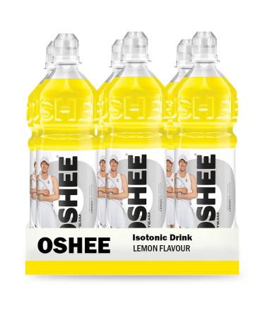 LEMON isotonic Drink 750ml (Pack of 6) - Addition of vitamins and L-carnitine Sugar Free Hydration Vitamin Drinks