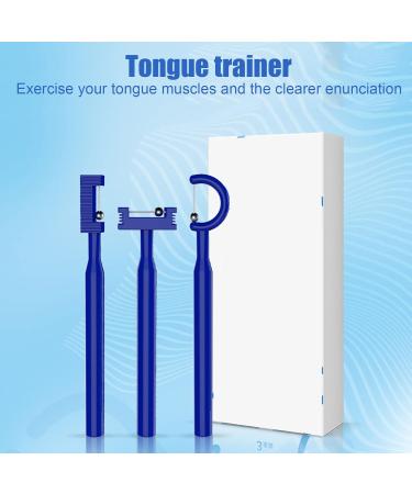 3-Part Tongue-Tip Exercise Device - Improve Mouth Muscle Strength & Tongue Training | PP Tongue Lateralization Kit - Buy Online on GoSupps.com