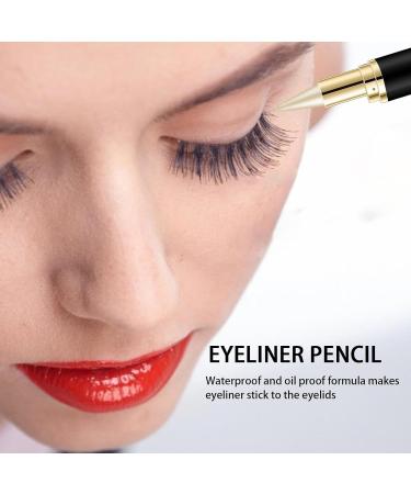 Long-Wear Gel Eyeliner | Natural Black Waterproof Gel Pencil | Smudge-Proof Cream Eye Liners | Portable Eye Makeup Crayon For Gothic Looks | Eye Makeup Accessories Silvery - Buy Online on GoSupps.com
