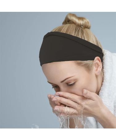 Women's Wide Headbands 3 Pack - Non Slip Sweat Wicking Hair Bands for Yoga & Exercise - Buy Online on GoSupps.com