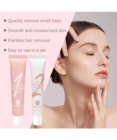  JASUBAI Auures 2-Pack Facial Hair Removal Creams - Facial Hair Removal Cream - For Women - Lip Hair Removal Cream - Buy Online on GoSupps.com