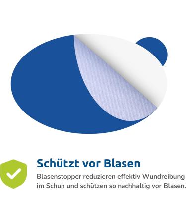 Bladder Stopper: 6 Oval Stoppers for Shoes | Prevent Bubbles & Pressure Points | Perfect for Hiking Office & More - Buy Online on GoSupps.com
