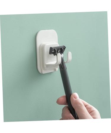 Doitool Adhesive Hooks - 8 Pack Plastic Wall Hangers for Clothes Razors & More | Strong Durable & Easy to Install - Buy Online on GoSupps.com