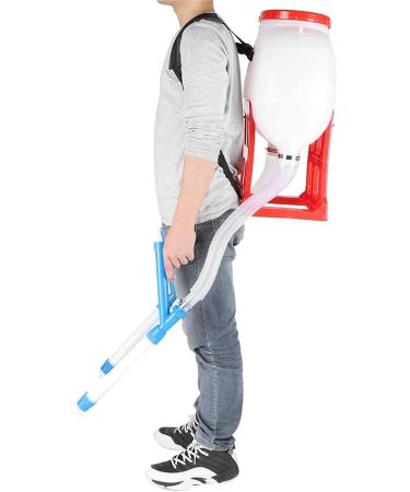 Fertilizer Spreader-20L Large Capacity Manual Seed Spreader Backpack Fertilizer Spreader Garden Seeding Tool - Buy Online on GoSupps.com