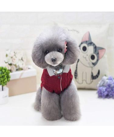Shop Cozy Dog Hooded Sweater - Warm Fleece Turtleneck for Small & Medium Dogs | RDC Pet Clothing Red S - Buy Online on GoSupps.com