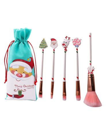 12 Pcs Abaodam Concealer Brush Set - Perfect Christmas Cosmetic Tools for Women | Foundation Lipstick & Blending Brushes with Toiletry Bag - Travel-Friendly Mermaid Design - Buy Online on GoSupps.com