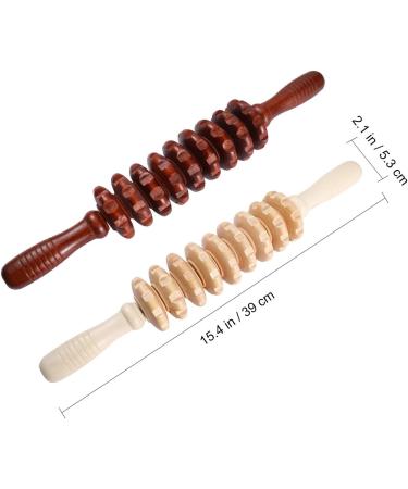 FARUTA 2 Pack Wooden Handheld Cellulite Blaster Massager - Manual Muscle Release & Trigger Point Therapy for International Shipping - Buy Online on GoSupps.com