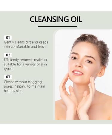  XUSHAOLUN Mugwort Zero Film Cleansing Oil Double Gentle Facial Cleansing Zero Film Oil-Based Makeup Remover Mugworth Serum Deep Cleansing Moisturizing Facial Cleanser (5CPS) - Buy Online on GoSupps.com