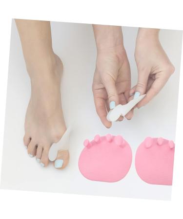 Silicone Gel Toe Spreader & Hammer Toe Splint - Miss Fashionable Pink | 1 Pair Toe Separator & Protector for Foot Corrector - 11X10X6CM - Buy Online on GoSupps.com