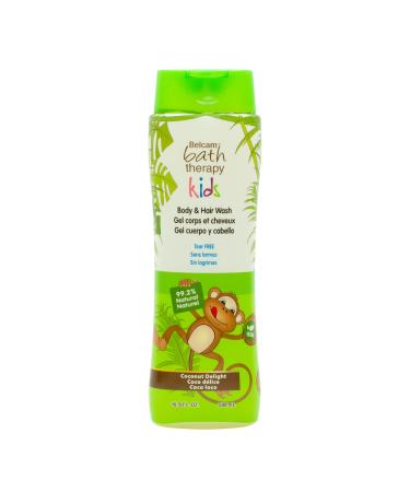Belcam Bath Therapy Kid's Body Wash & Shampoo Coconut Delight Slushy 16.9 Fl Oz Slushy 16.9 Fl Oz (Pack of 1)