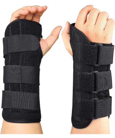Adjustable Carpal Tunnel Splint - Night Sleep Wrist Brace for Tendonitis Arthritis & Wrist Pain Relief - Right Hand Support - Buy Online on GoSupps.com
