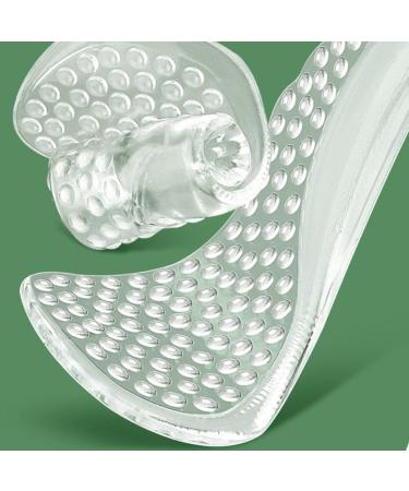 Beavorty 4 Pairs Clear Metatarsal Forefoot Pads - Gel Cushions for Ball of Foot Pain Relief | Comfortable & Reusable - Buy Online on GoSupps.com