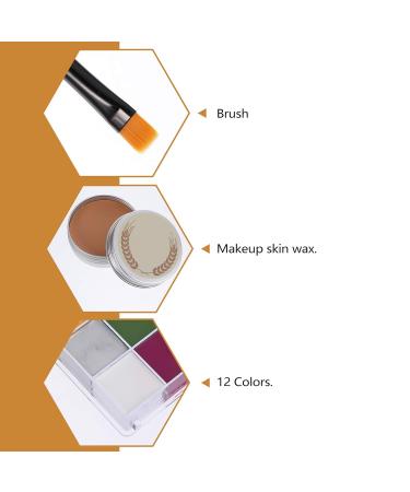 Scar Makeup Tools | Halloween Makeup Kit | Theatrical Body Paint Wax & Oil - International Shipping - Buy Online on GoSupps.com