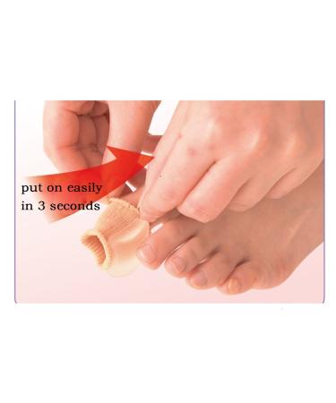 Elitzia ETFT031 Toe Separator - Hallux Valgus Gel Corrector Foot Protector (Pair) for Pain Relief & Comfort - Shop Now - Buy Online on GoSupps.com