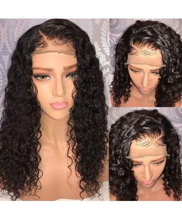 20-Inch Curly Lace Front Wig - Real Brazilian Hair 130% Density Perfect for Black Women - Buy Online on GoSupps.com