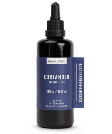 Coriander tincture 100 ml - Handmade from fresh coriander leaves in Brandenburg