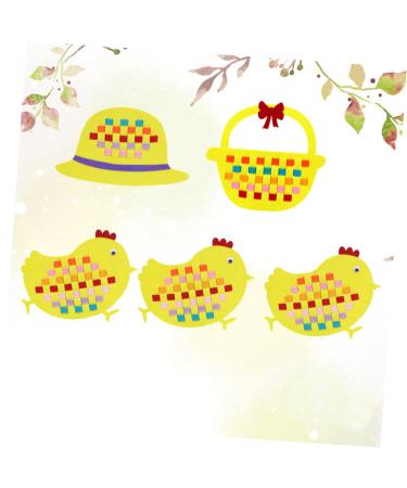Amosfun 5pcs Tobots Chicken Puzzle Toys - Easter Non-Woven Basket & Party Supplies - Buy Online on GoSupps.com