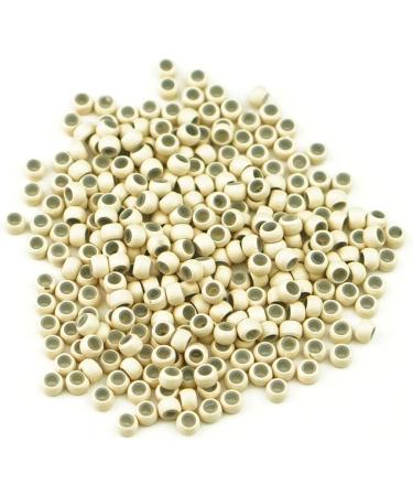 KOCONI Nano Rings Silicone Lined 3mm Hair Extension Beads - 200PCS #13 Light Blond - Buy Online on GoSupps.com