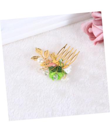 DOITOOL Wedding Hair Comb Women Hair Comb Hair Side Comb Flower Hair Comb Headgear Bride The Flowers - Buy Online on GoSupps.com