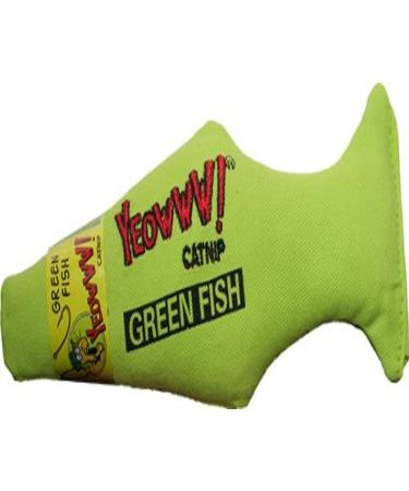 Rosewood 63119 Yeowww! Cat toy green fish