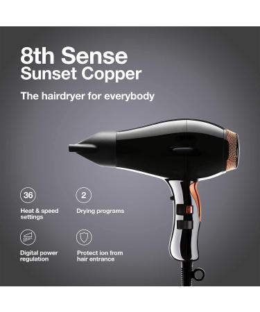 Elchim 8th Sense Copper Sunset Hair Dryer - Buy Online on GoSupps.com
